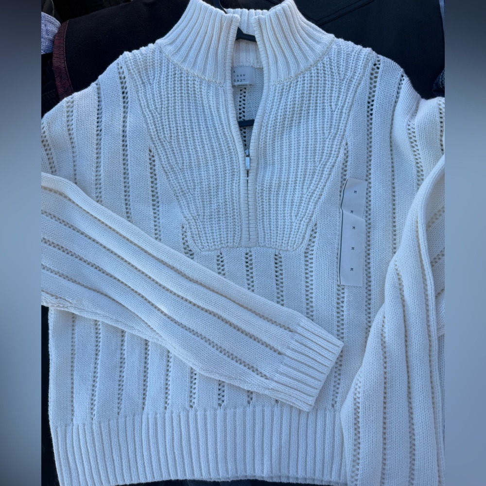 a new day White Turtleneck Sweater